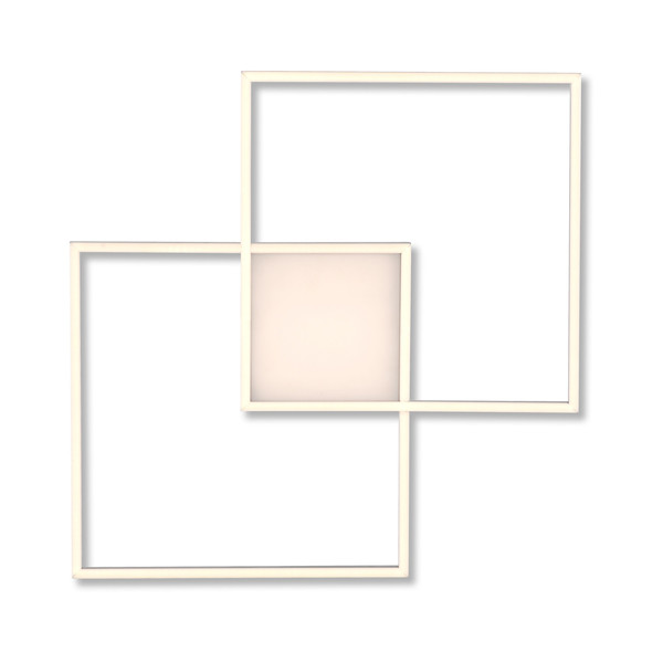 JUST LIGHT ASMIN LED Deckenleuchte CCT Dimmbar 26,5W 3-fach stahl 14712-55