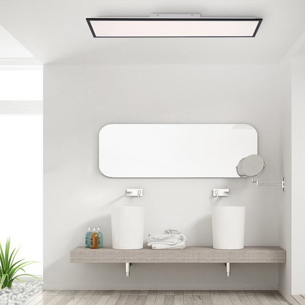 JUST LIGHT FLAT LED Deckenleuchte CCT Dimmbar 36W schwarz 14757-18