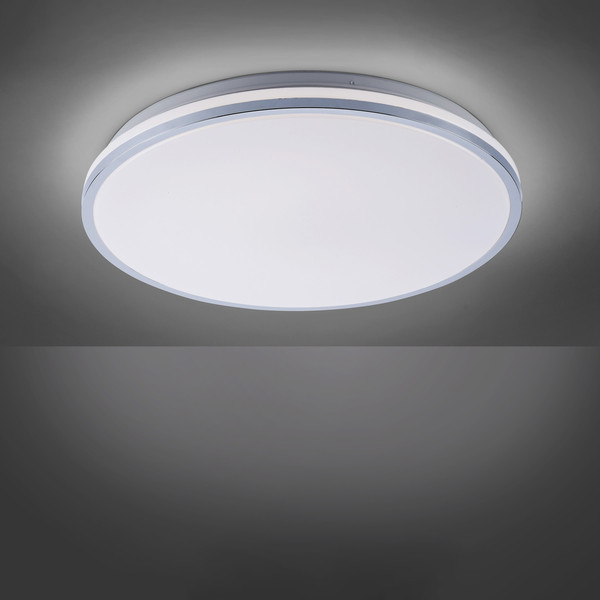JUST LIGHT ISABELL LED Deckenleuchte Warmweiss 22W chrom IP44 14844-17