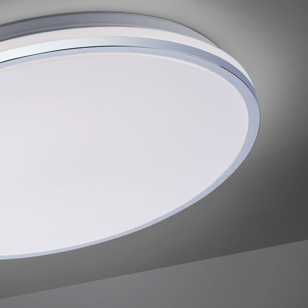 JUST LIGHT ISABELL LED Deckenleuchte Warmweiss 22W chrom IP44 14844-17