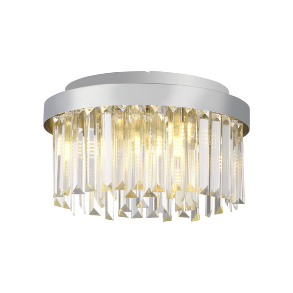 JUST LIGHT KULUNKA Kronleuchter G9 max. 5W 4-fach chrom 15048-17