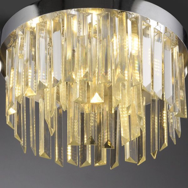 JUST LIGHT KULUNKA Kronleuchter G9 max. 5W 4-fach chrom 15048-17