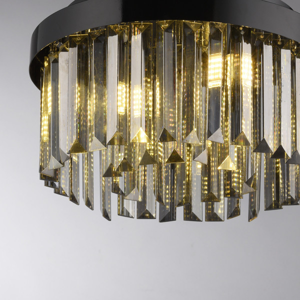 JUST LIGHT KULUNKA Kronleuchter G9 max. 5W 4-fach schwarz 15048-18