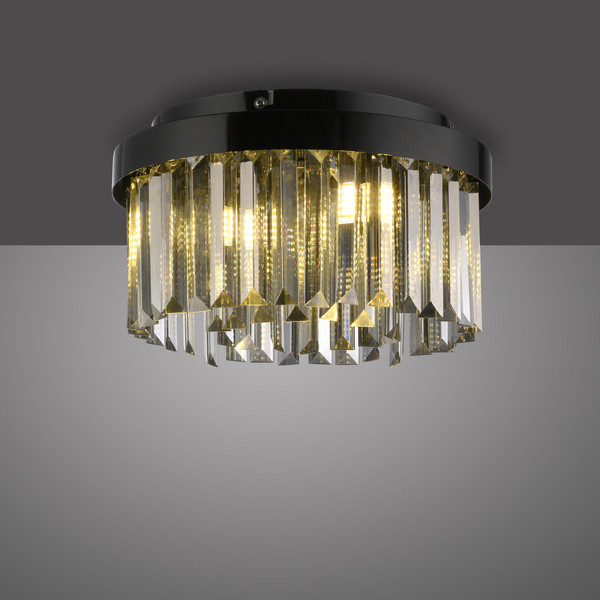 JUST LIGHT KULUNKA Kronleuchter G9 max. 5W 4-fach schwarz 15048-18