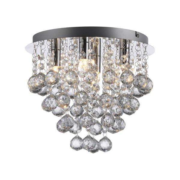 JUST LIGHT KULUNKA Kronleuchter G9 max. 5W 4-fach chrom 15063-17