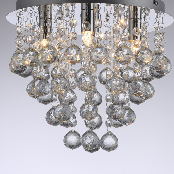 JUST LIGHT KULUNKA Kronleuchter G9 max. 5W 4-fach chrom 15063-17