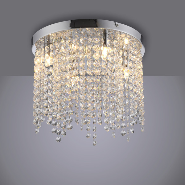 JUST LIGHT KULUNKA Kronleuchter G9 max. 5W 4-fach chrom 15064-17