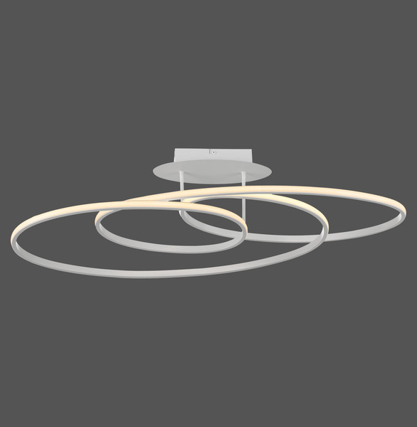 JUST LIGHT LUMACA LED Deckenleuchte Warmweiss 33W weiss 15321-16