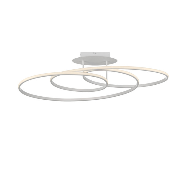 JUST LIGHT LUMACA LED Deckenleuchte Warmweiss 33W weiss 15321-16