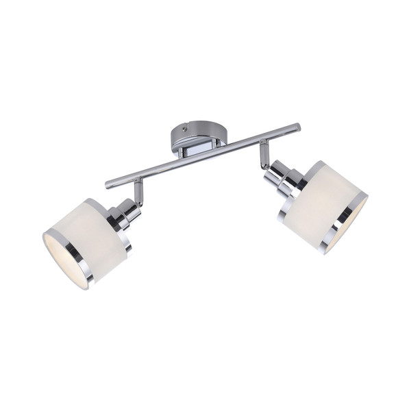 JUST LIGHT ACCOR Deckenleuchte E14 max. 25W 2-fach chrom 15372-17