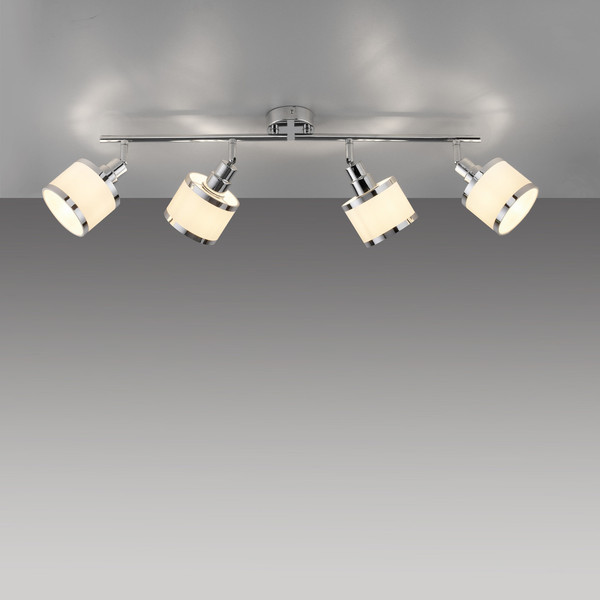 JUST LIGHT ACCOR Deckenleuchte E14 max. 25W 4-fach chrom 15374-17