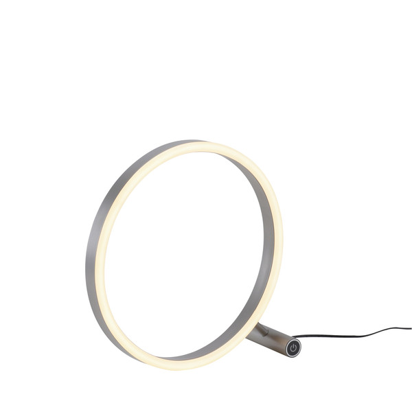 JUST LIGHT RITUS LED Tischleuchte Warmweiss Dimmbar 11,5W aluminium 15390-95