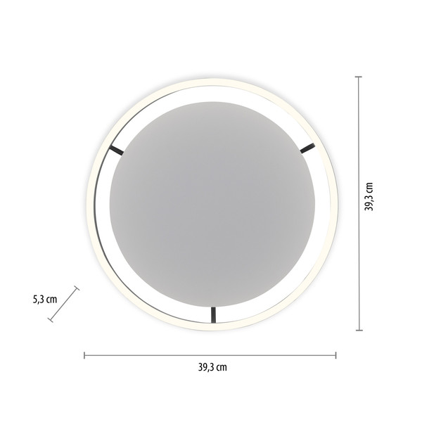 JUST LIGHT RITUS LED Deckenleuchte Warmweiss Dimmbar 20W anthrazit 15391-13