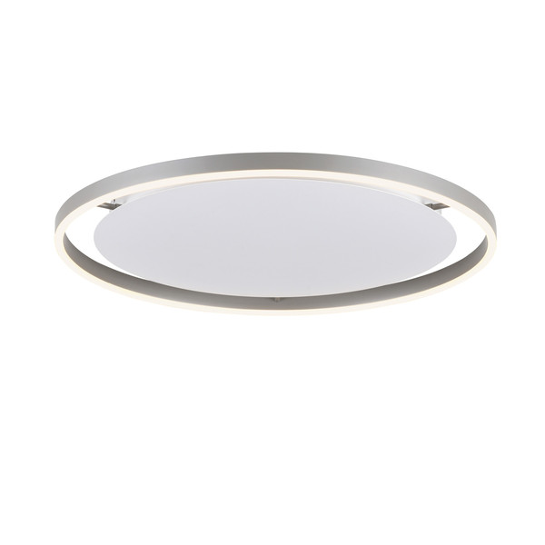 JUST LIGHT RITUS LED Deckenleuchte Warmweiss Dimmbar 28W aluminium 15392-95