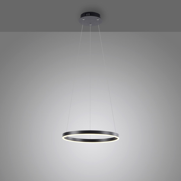 JUST LIGHT RITUS LED Pendelleuchte Warmweiss Dimmbar 20W anthrazit 15393-13