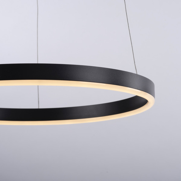 JUST LIGHT RITUS LED Pendelleuchte Warmweiss Dimmbar 20W anthrazit 15393-13