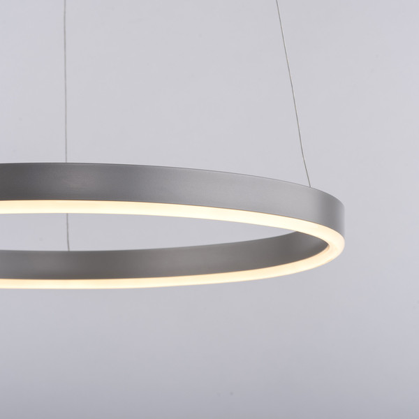 JUST LIGHT RITUS LED Pendelleuchte Warmweiss Dimmbar 20W aluminium 15393-95