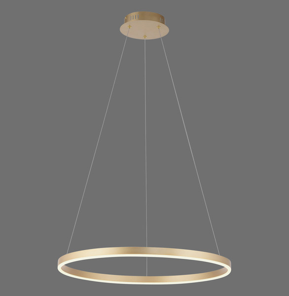 JUST LIGHT RITUS LED Pendelleuchte Warmweiss Dimmbar 28W messingmatt 15394-60