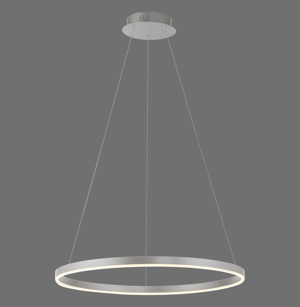JUST LIGHT RITUS LED Pendelleuchte Warmweiss Dimmbar 28W aluminium 15394-95