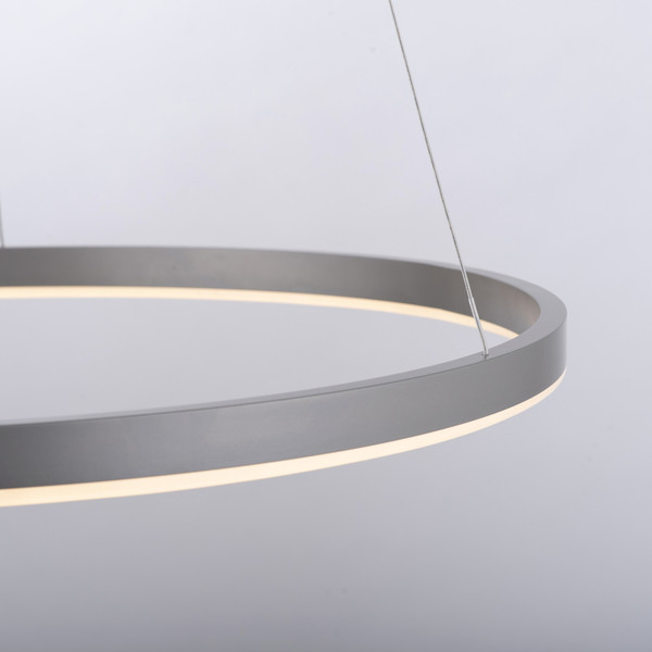 JUST LIGHT RITUS LED Pendelleuchte Warmweiss Dimmbar 28W aluminium 15394-95