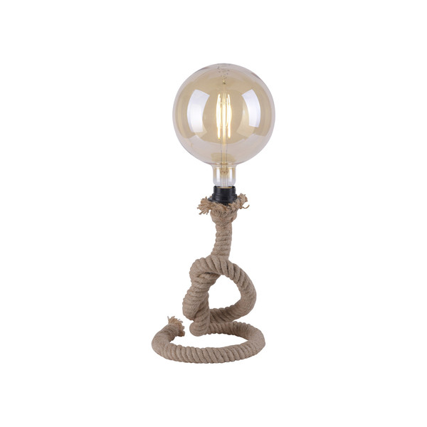 JUST LIGHT ROPE Tischleuchte E27 max. 15W schwarz 15480-18