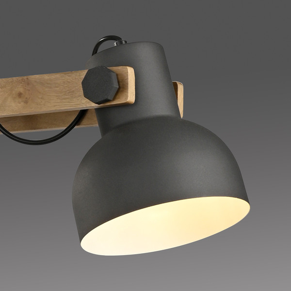 JUST LIGHT CUP 2.0 Pendelleuchte E27 max. 60W 3-fach schwarz 15743-18