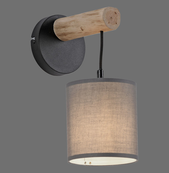 JUST LIGHT GERDA TRIBU Wandleuchte E27 max. 10W taupe 15781-29