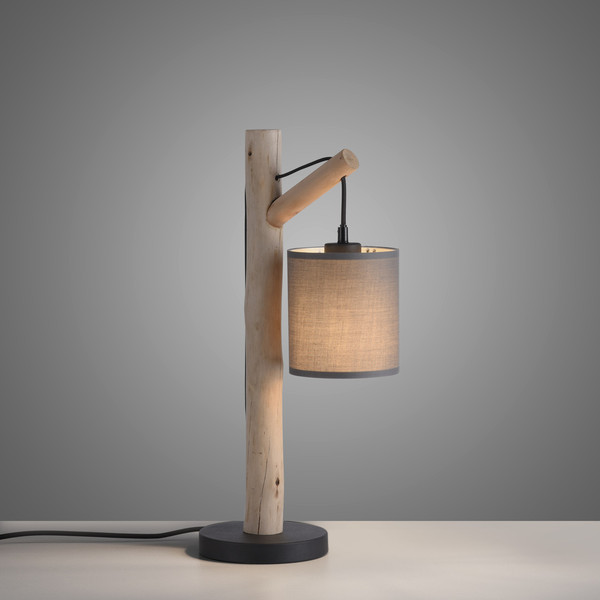 JUST LIGHT GERDA TRIBU Tischleuchte E27 max. 10W taupe 15784-29