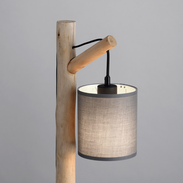 JUST LIGHT GERDA TRIBU Tischleuchte E27 max. 10W taupe 15784-29