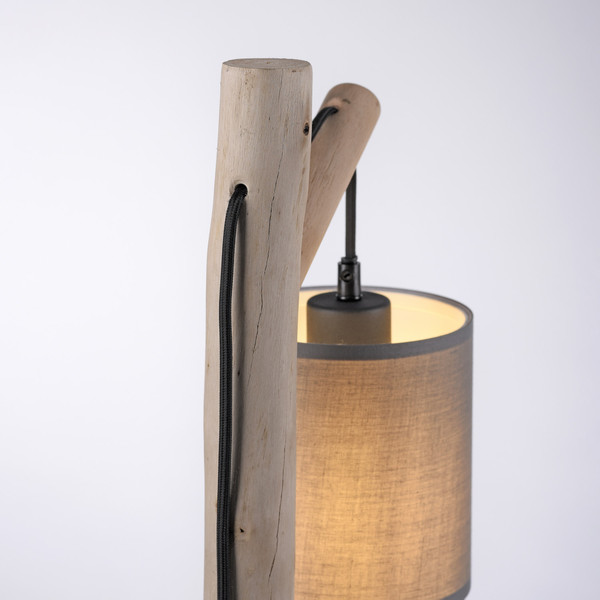 JUST LIGHT GERDA TRIBU Tischleuchte E27 max. 10W taupe 15784-29