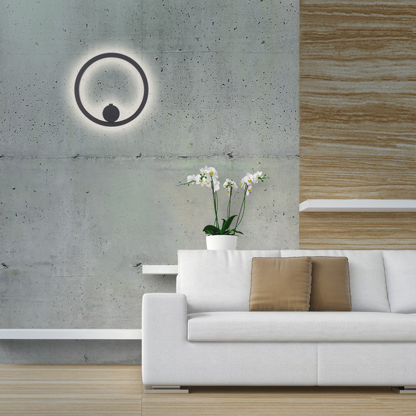 JUST LIGHT ARCHIE LED AKKU-Wandleuchte Warmweiss Dimmbar 6W anthrazit 18280-13