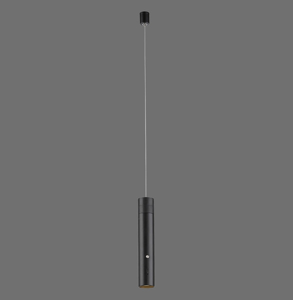 JUST LIGHT ATTACH LED AKKU-Pendelleuchte Warmweiss Dimmbar 3W schwarz 18281-18