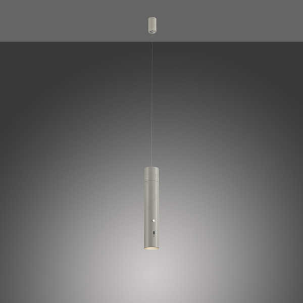JUST LIGHT ATTACH LED AKKU-Pendelleuchte Warmweiss Dimmbar 3W greige 18281-40