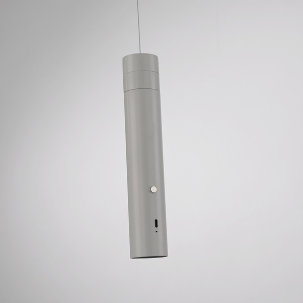 JUST LIGHT ATTACH LED AKKU-Pendelleuchte Warmweiss Dimmbar 3W greige 18281-40