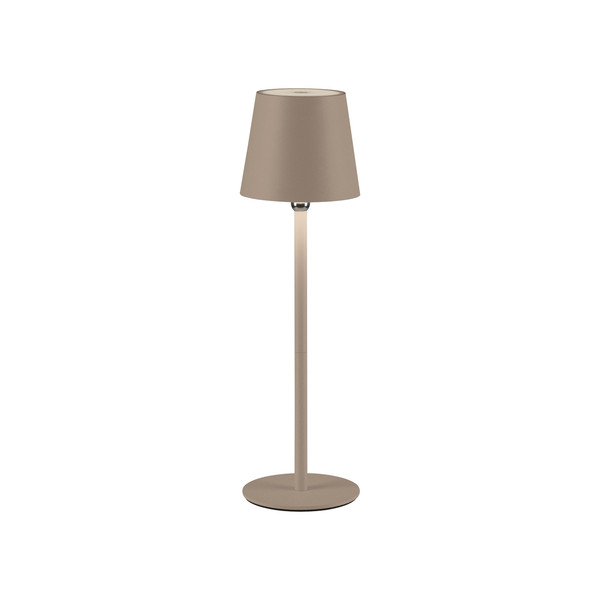 JUST LIGHT BOTERIA LED AKKU-Tischleuchte Warmweiss Dimmbar 2,5W sand IP54 19251-39