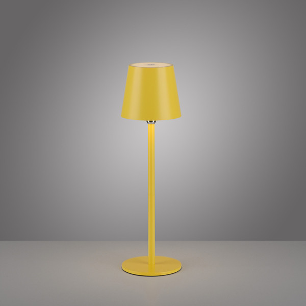 JUST LIGHT BOTERIA LED AKKU-Tischleuchte Warmweiss Dimmbar 2,5W gelb IP54 19251-81