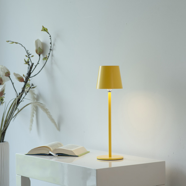 JUST LIGHT BOTERIA LED AKKU-Tischleuchte Warmweiss Dimmbar 2,5W gelb IP54 19251-81