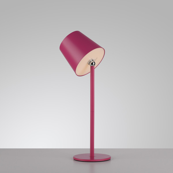 JUST LIGHT BOTERIA LED AKKU-Tischleuchte Warmweiss Dimmbar 2,5W pink IP54 19251-87
