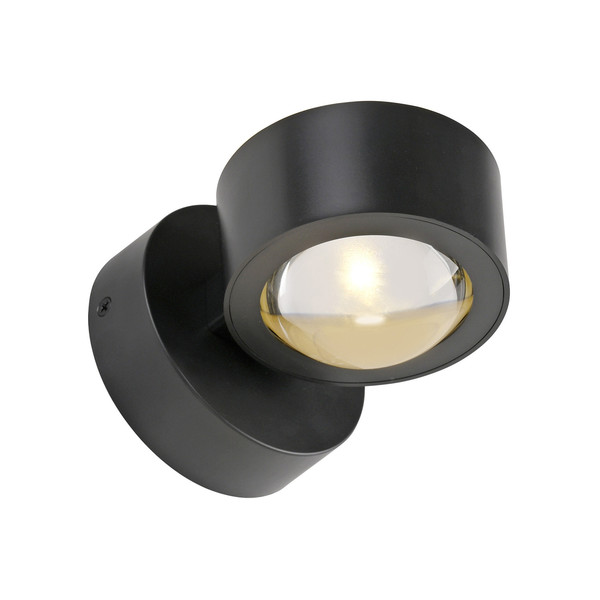 JUST LIGHT AKKU-CHIA LED AKKU-Wandleuchte Warmweiss Dimmbar 2W 2-fach schwarz 19330-18