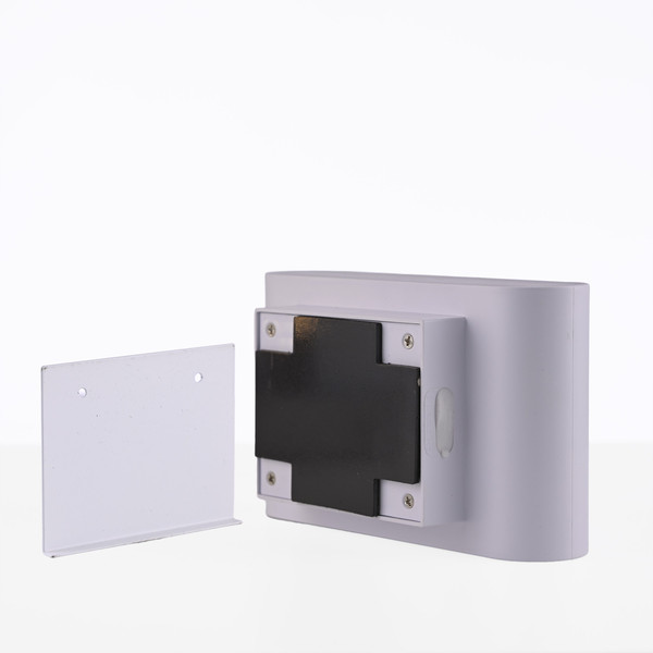 JUST LIGHT AKKU ZIDDY LED AKKU-Wandleuchte Warmweiss 3W 2-fach weiss IP44 19475-16