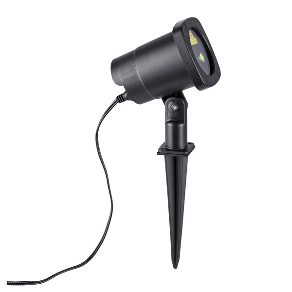 JUST LIGHT LASER LED Erdspießleuchte Laser Grün,Rot max.6W schwarz IP44 19940-18