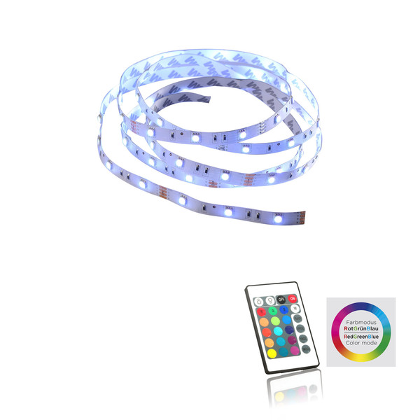 JUST LIGHT TEANIA LED Lichtstreifen RGB Dimmbar 16,2W weiss 81209-70