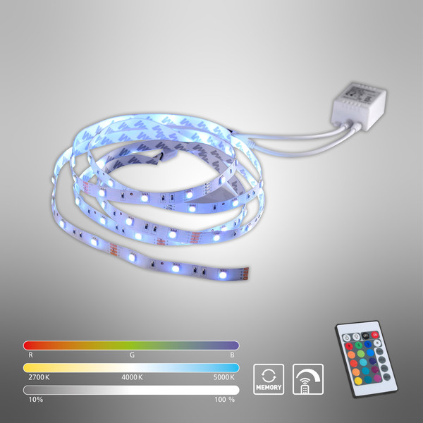 JUST LIGHT TEANIA LED Lichtstreifen RGB Dimmbar 19W multicolor 81215-70
