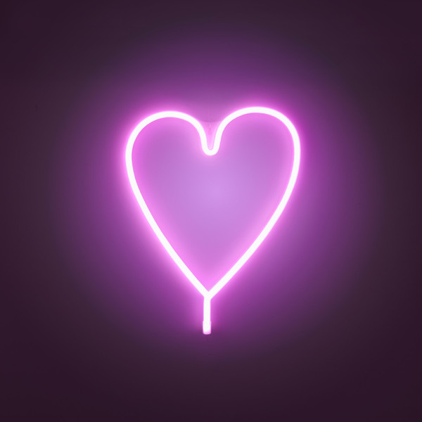 JUST LIGHT NEON-HERZ LED Neon-LED-Bild pink 7W pink 85020-87