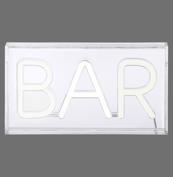JUST LIGHT NEON-BAR LED Neon-LED-Bild weiß 7,5W weiss 85026-16