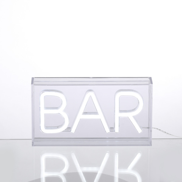 JUST LIGHT NEON-BAR LED Neon-LED-Bild weiß 7,5W weiss 85026-16