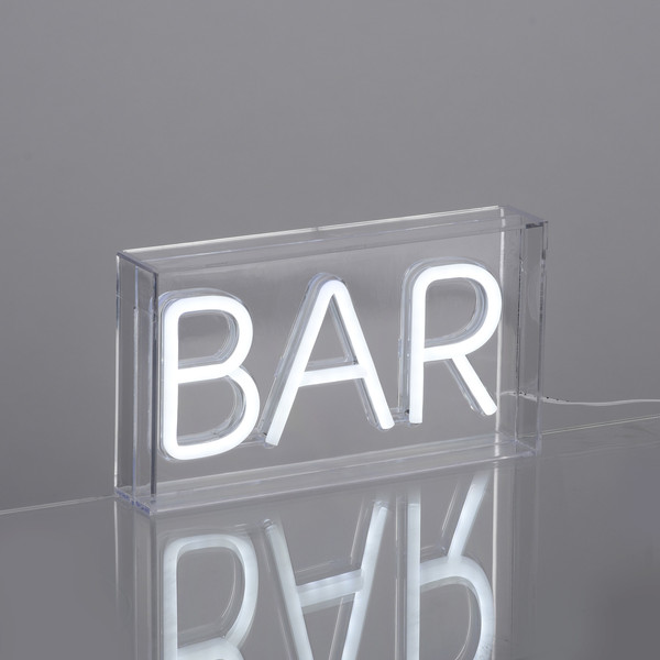 JUST LIGHT NEON-BAR LED Neon-LED-Bild weiß 7,5W weiss 85026-16