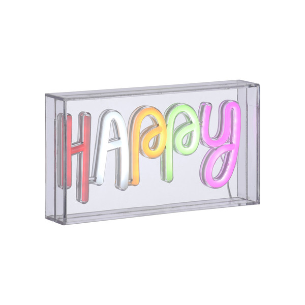 JUST LIGHT NEON-HAPPY LED Neon-LED-Bild bunt 6,5W multicolor 85027-70