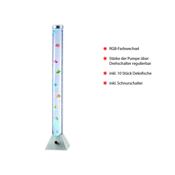 JUST LIGHT AVA LED Wassersäule RGB 0,72W 12-fach stahl 85106-55
