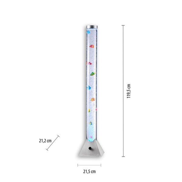 JUST LIGHT AVA LED Wassersäule RGB 0,72W 12-fach stahl 85106-55